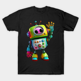 Cute Friendly Robot for Kids and Adults T-Shirt